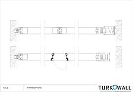 Movable Partition Wall System Sections
