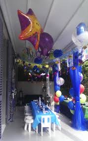 birthday party with a nautical theme