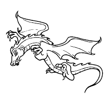Kleurplaat mandala grote enge draak : Pin Op Draken
