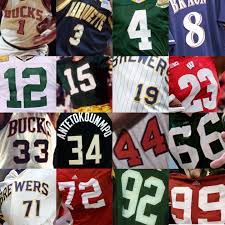 wisconsin athlete for each jersey number