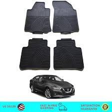 black all weather floor mats for nissan