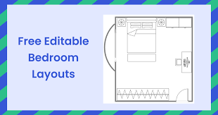 Free Editable Bedroom Layouts