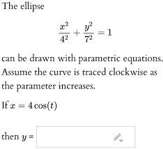 Solved The Ellipse X2 1 42 72 Can Be