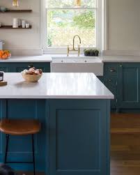 Blue is a great color for kitchen cabinets. Inglis Hall On Twitter The Heart Of The Home Tulipwood Cabinets Hand Painted In Farrow And Ball Inchyra Blue Solid Sawn Oak Hand Dovetailed Drawers With Hainsworth Broadcloth Lined Removable Cutlery Tray Patinated