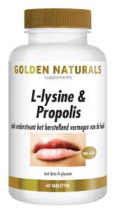 golden naturals l lysine propolis
