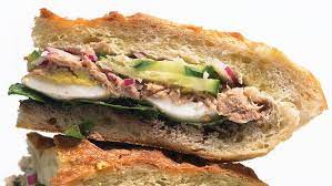Tuna Nicoise Sandwich Recipe gambar png
