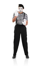 male mime artist costume all mens