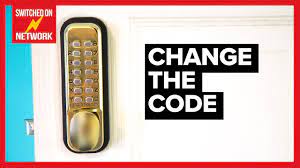 How to Change the Code on a Digital Combination Door Lock - YouTube