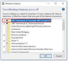 net framework 3 5 missing in windows 10