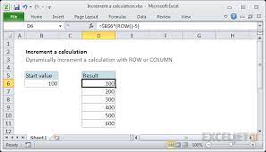 Row Or Column Excel Formula