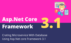 net core microservice with database and