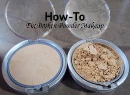 how to fix broken powder foundation