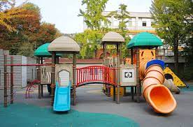 outdoor playground flooring made from