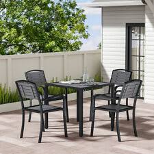 up to 6 plastic table chair sets