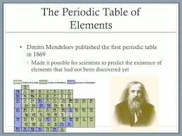 ppt the periodic table of elements