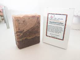 Made with coffee grounds and skin loving oils, your body is sure to thank you. Hazelnut Coffee Soap Bayith Eden
