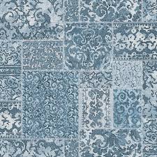 esma blue vine carpet wallpaper