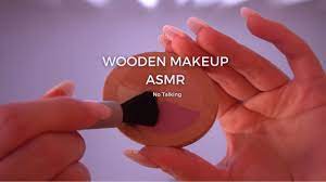 asmr no talking wooden makeup first