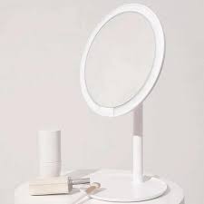 Xiaomi Mijia Portable Rechargeable Led Makeup Mirror With Light Dimmable 3 Lighting Modes Sale Banggood Com
