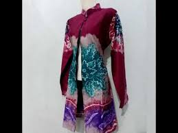 Model baju batik ala dian pelangi. Model Baju Sasirangan Wanita Tunik Sleting 2 In 1 Youtube