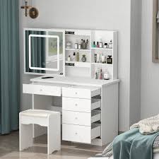 makeup vanity table with sliding