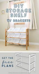 diy storage shelf with baskets ugly