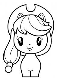 Play funny rainbow dash and applejack coloring page online. Little Pony Applejack Coloring Pages My Little Pony Coloring Pages Colorings Cc