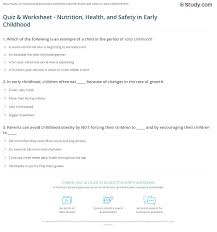 quiz worksheet nutrition health