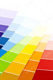 Color Card Paint Samples Stock Photo By