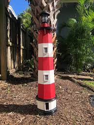 Solar Powered Lighthouse For Garden And