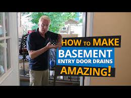 Installing Basement Door Drains To