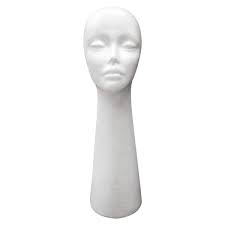 studio limited styrofoam mannequin head