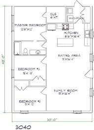 30x40 Barndominium Floor Plans Joy