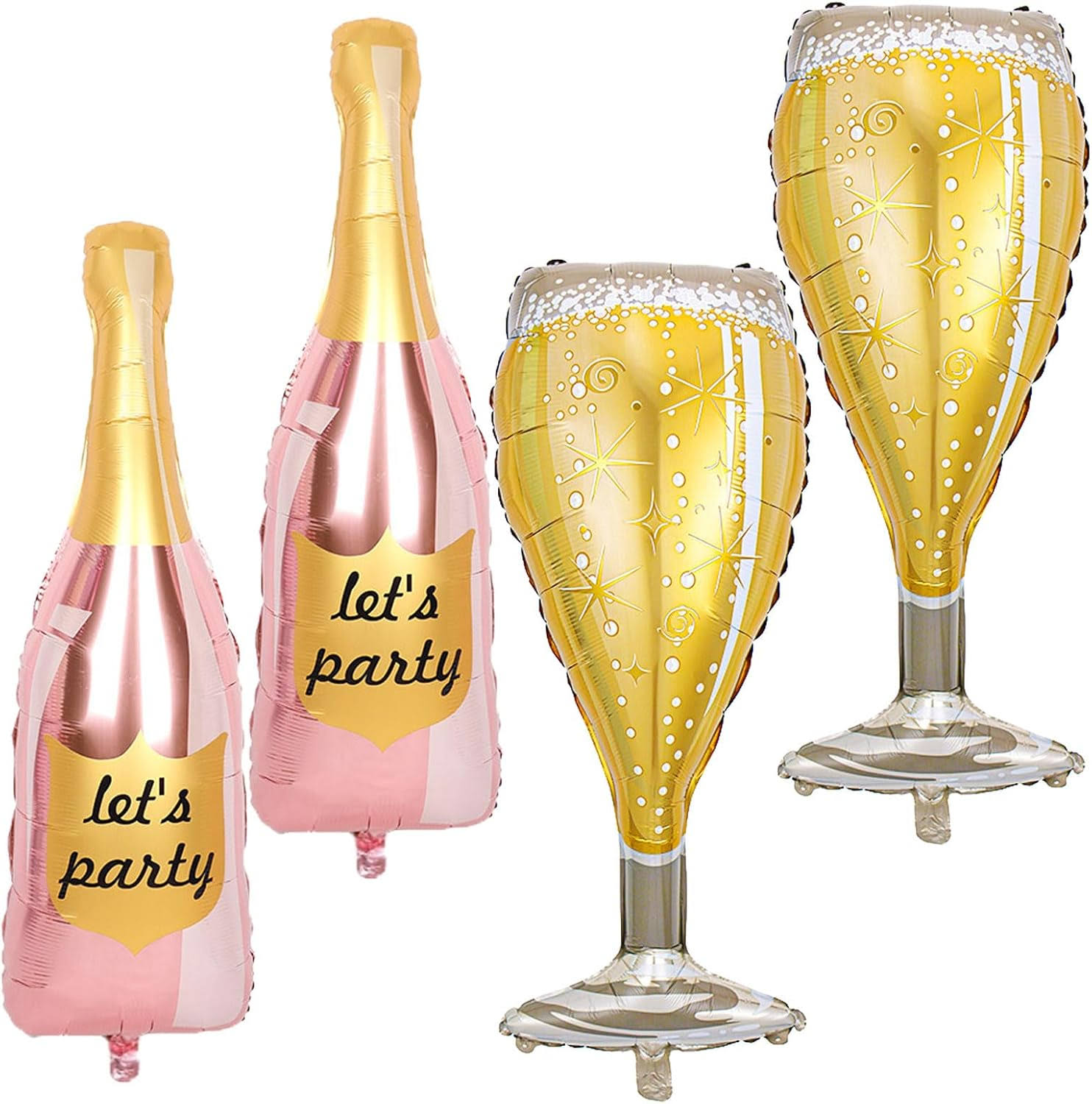 Champagne Balloons & Champagne Glass Foil Balloons product image
