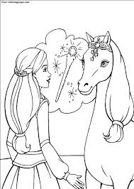 Kumpulan sketsa gambar mewarnai hitam putih kartun dorami. Barbie Dan Keajaiban Gambar Mewarnai Pegasus Mewarnai Anak Anak Cetak