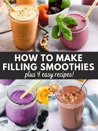 how to make a filling smoothie cozy