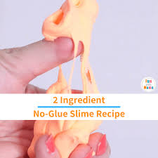 no glue slime recipe 2 ing