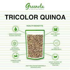 greenola organic quinoa tricolor