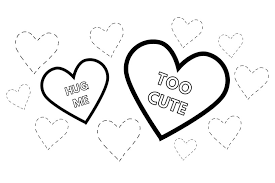 heart coloring pages free printable