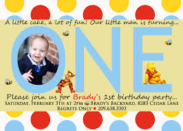 invitations for 1st birthday boy