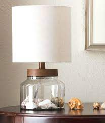 Fillable Glass Table Lamps Beach