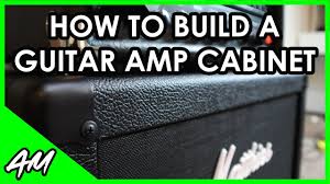 how to build a guitar cabinet diy