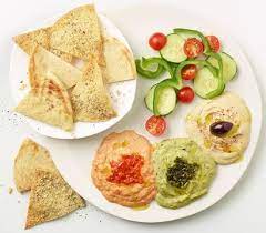 hummus offerings at zoës kitchen