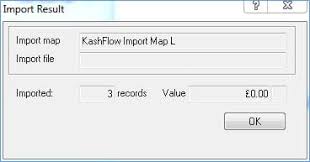 Iris Accounts Production Trial Balance Import Kashflow