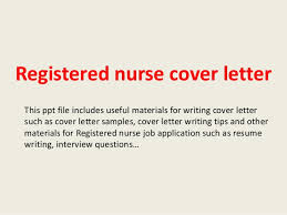 Registered Nurse Cover Letter