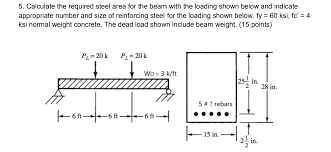 calculate the required steel area