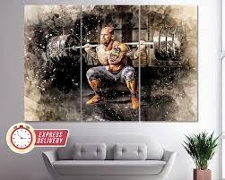 Workout Motivation Wall Art Fitness