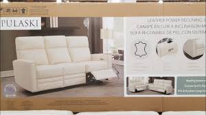 leather power reclining sofa 1099
