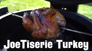 joetisserie thanksgiving turkey on