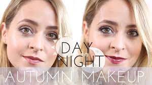 autumn day to night makeup tutorial